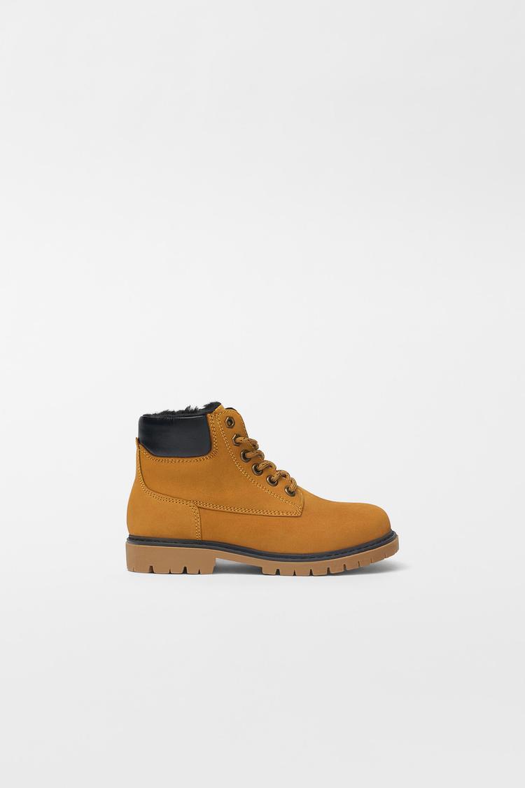 Yellow ankle boots zara sales